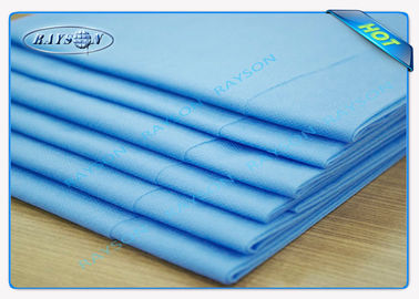 클리닉 / 호텔 위생 푸른 버릴 수 있는 침대 깔개 쉬운 운반 종이 침대 시트