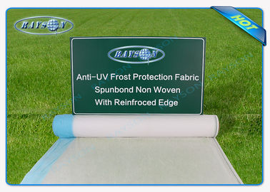25.6m 농업의, 백색 조경 직물을 위한 넓은 투명한 반대로 UV 잡초 통제 매트